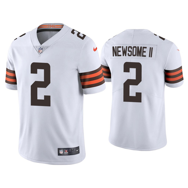 Youth White Cleveland Browns #2 Greg Newsome II Vapor Untouchable Limited Stitched NFL Jersey